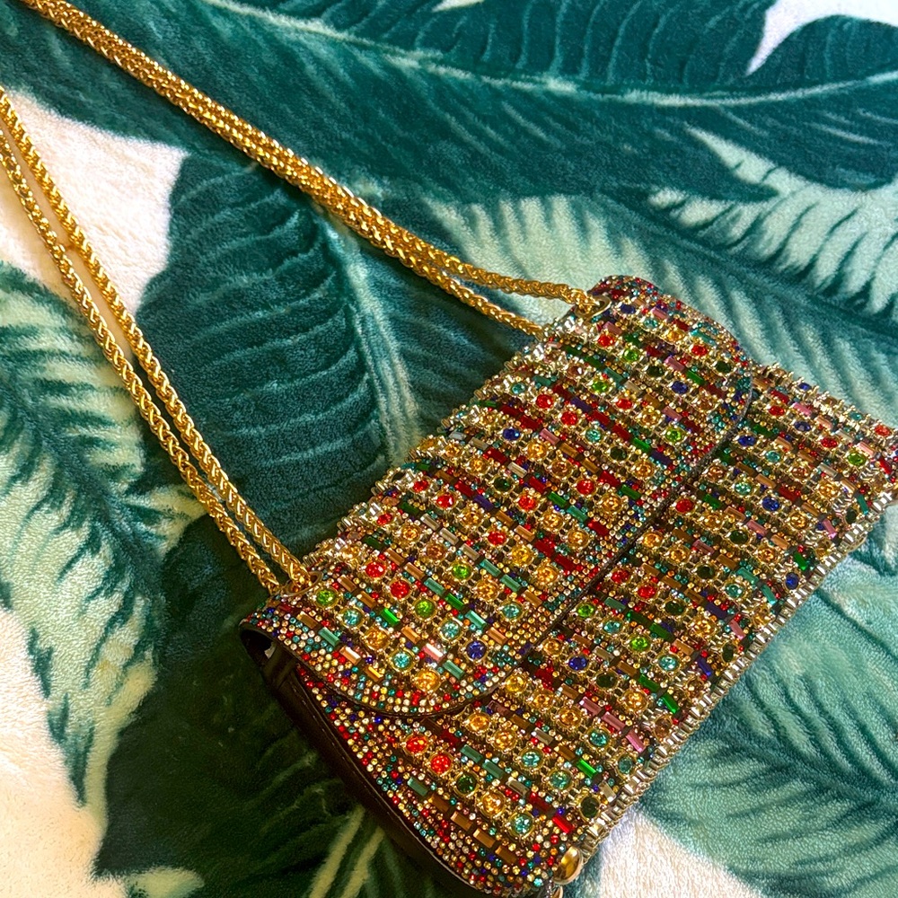 Multicolor Beaded Women's Bag